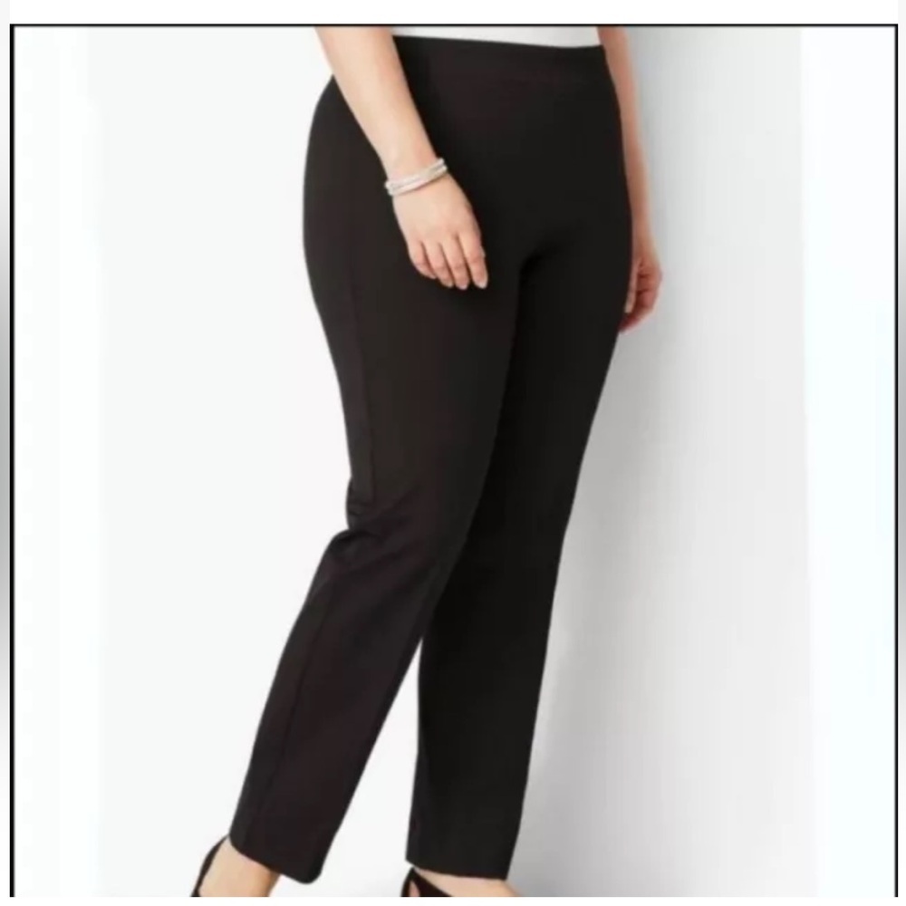 Talbots Heritage Black Dress Pants Size 14WP
